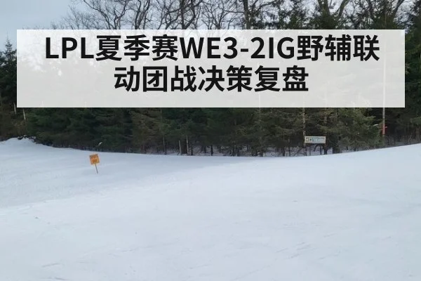 LPL夏季赛WE3-2IG野辅联动团战决策复盘